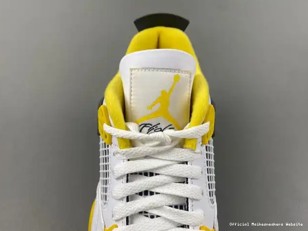 Official Maikesneakers Vivid WNNS 4 Jordan Air AQ9129-101 Sulfur 0329